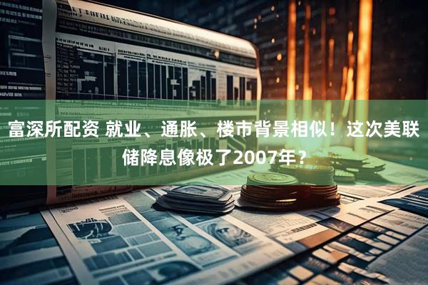 富深所配资 就业、通胀、楼市背景相似！这次美联储降息像极了2007年？