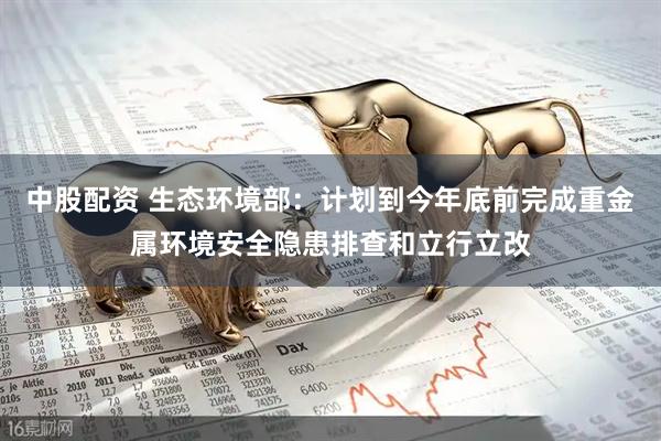 中股配资 生态环境部:计划到今年底前完成重金属环境安全隐患排查和立行立改